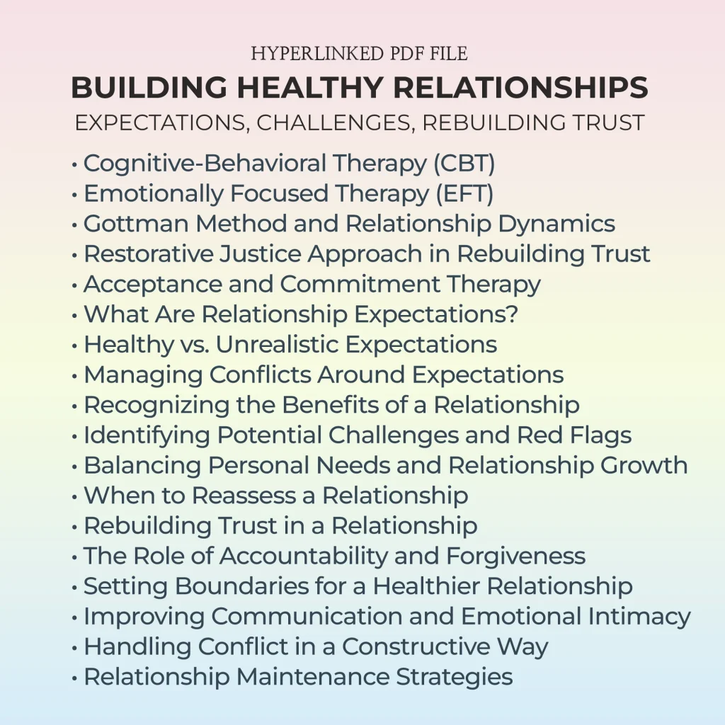 Building Better Relationships