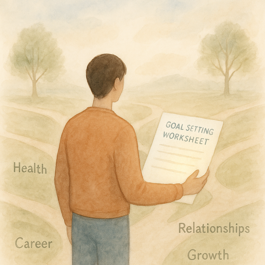 How to use a goal setting worksheet to clarify your life direction
