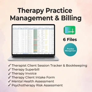 Therapist Practice Management & Billing Bundle (#05)