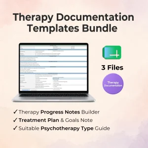 Therapy Documentation Bundle (#08)